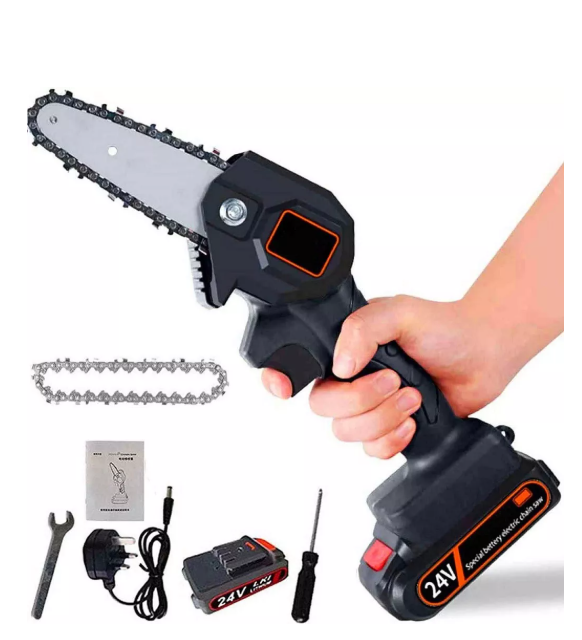 MINI MOTOSIERRA DE MANO PORTÁTIL RECARGA